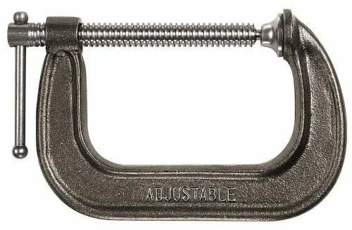 Adjustable C Clamp, 4 inches