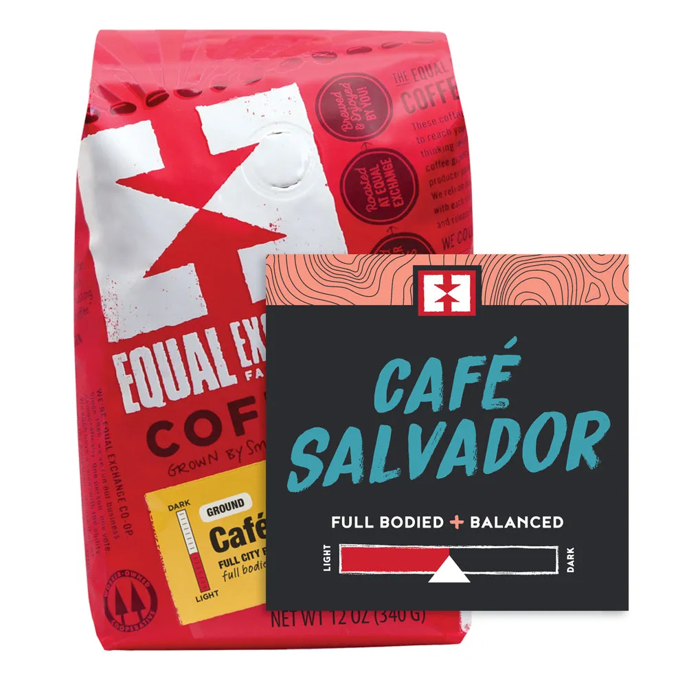 Cafe Salvador Coffee, 12oz drip grind