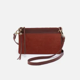 Darcy Double Crossbody In Mixed Leathers - Sequoia