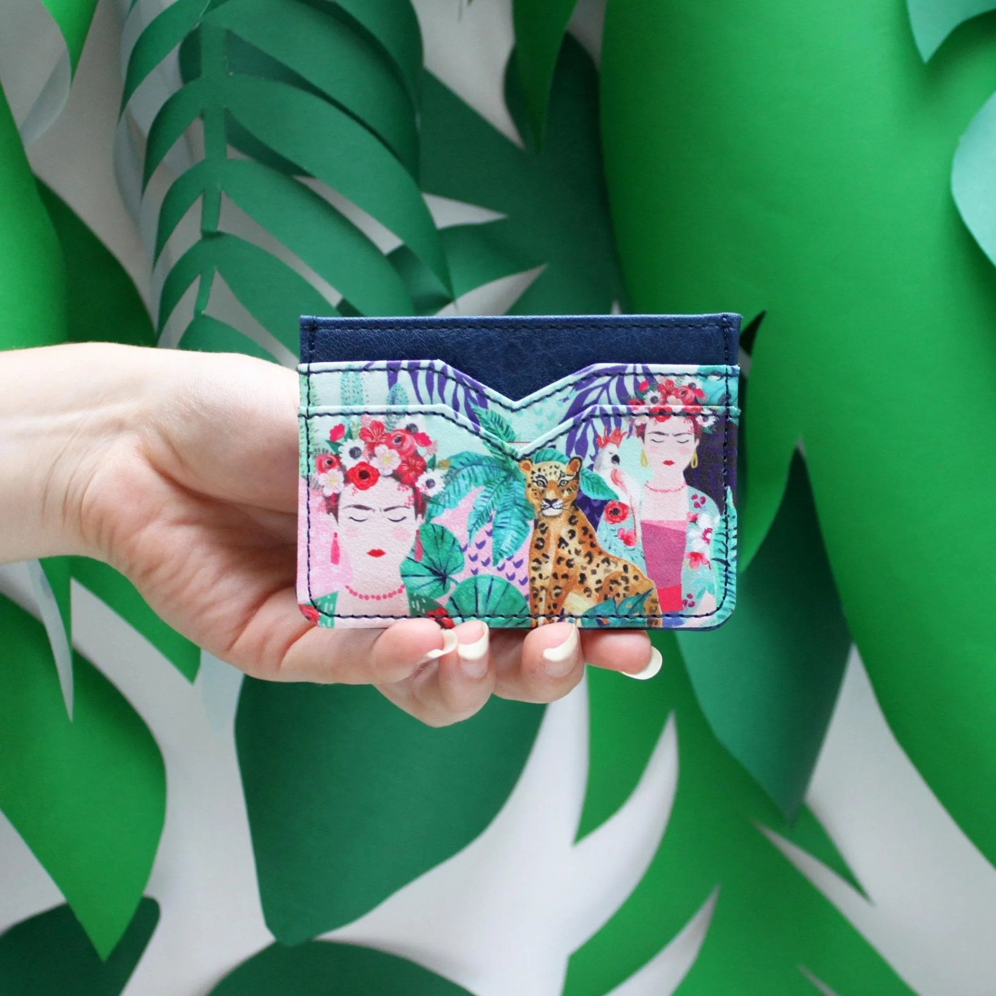 Frida Kahlo Tropical Card Holder