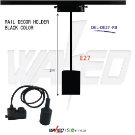 Holder-E27 - Black