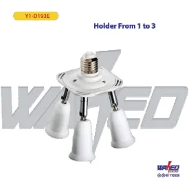 Lamp Holder - 3 in 1 - E27