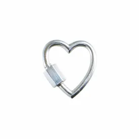 Marla Aaron Sterling Silver Heart Lock