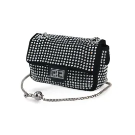 Mint Rhinestone Studded Purse For Women