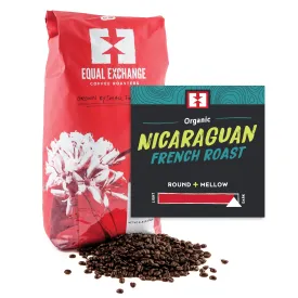 Organic Nicaraguan French Roast Coffee, 5lb whole bean