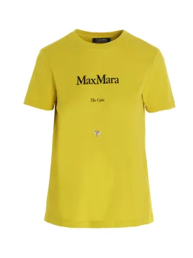 'S Max Mara Giga Logo Print T-Shirt