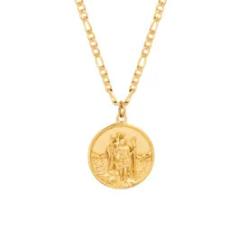 Saint Christopher Pendant - Gold