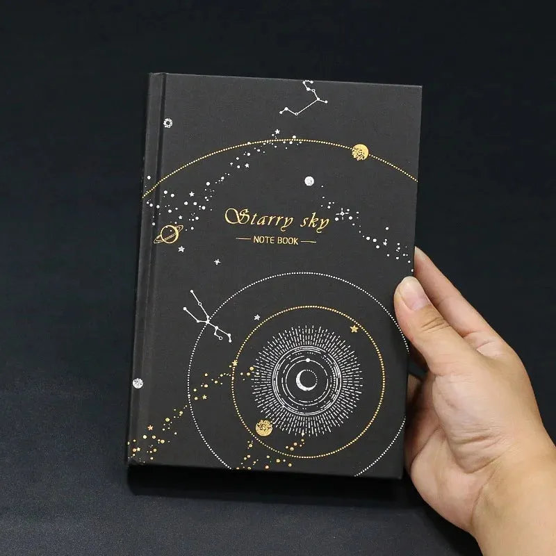 Starry Sky Secret Language Hardcover Journal