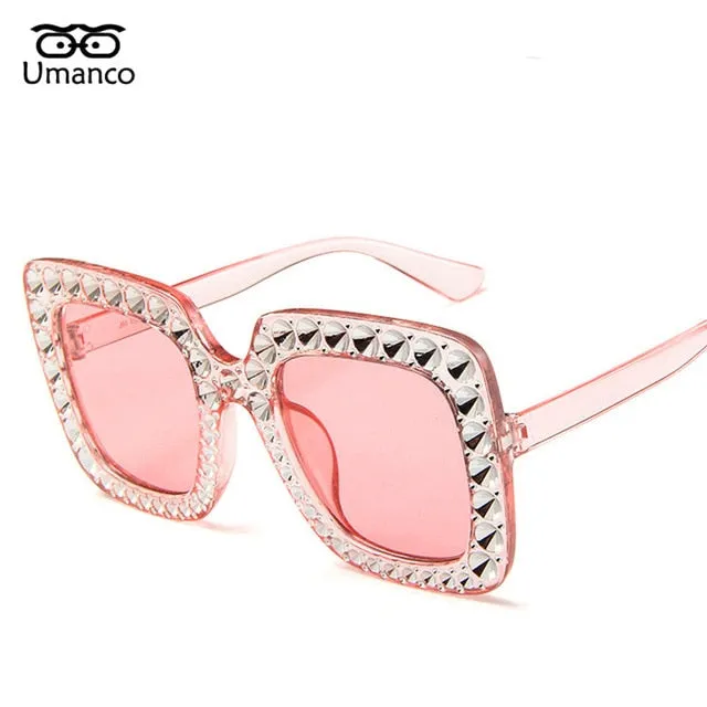 Sunglasses Women Big Square Eyewear Female